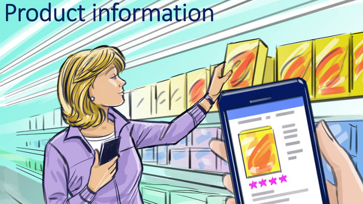 Product information - indoor location tracking