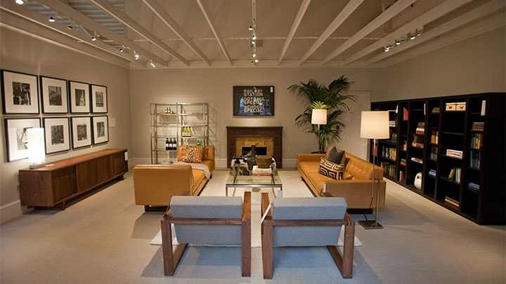Philips overhead lighting in use at Room and Board