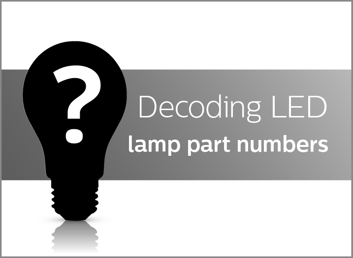 Led lamp part number