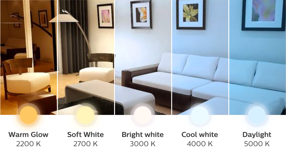 Lighting Color Temperature - Warm & Cool Lights